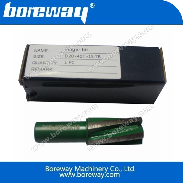 Diamond finger bit D20