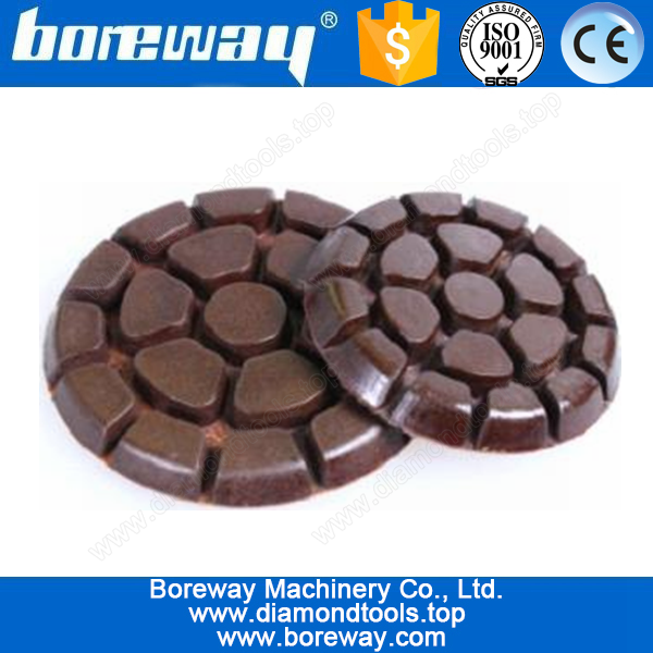 콘크리트 다이아몬드 수지 바닥 연마 연마 패드, 다이아몬드 바닥은 석재 용 연마 패드