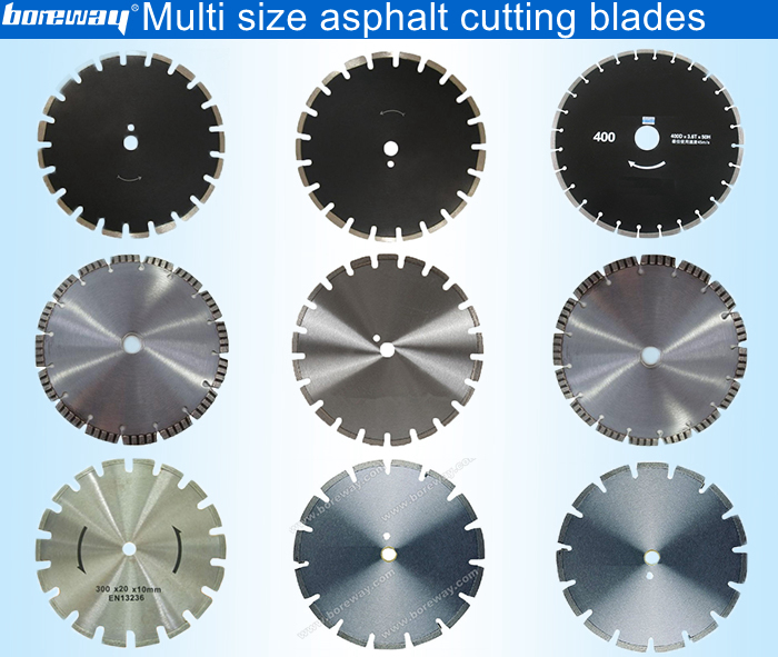 डायमंड ने डामर और कंक्रीट को काटने के लिए ब्लेड देखा