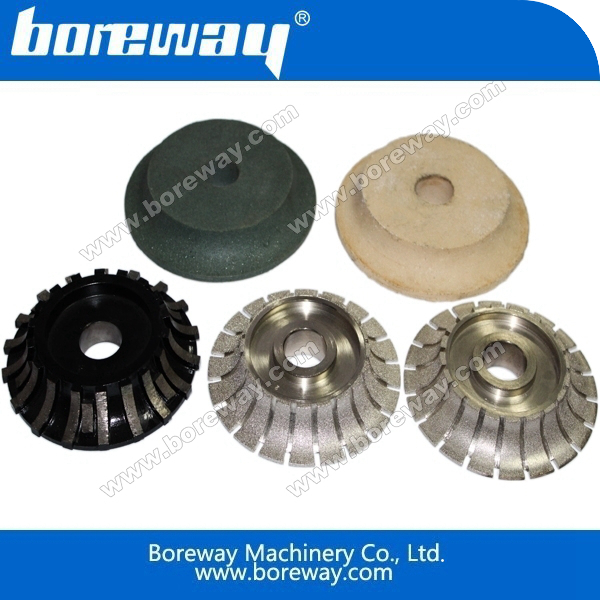 Diamond sintered profiling wheels