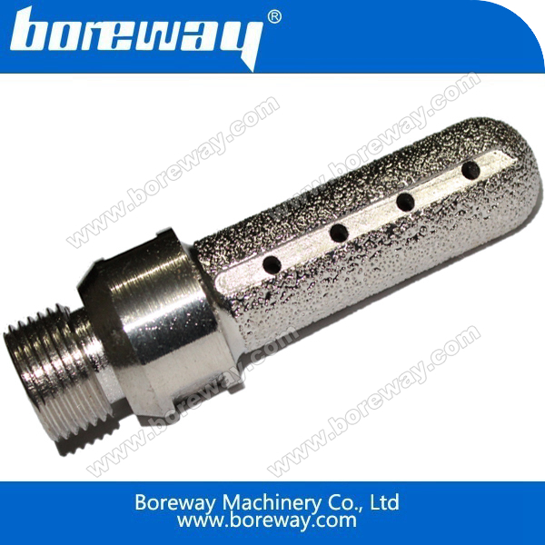Diamond vacuum brazed finger router bits for stone,vacuum brazed finger bit