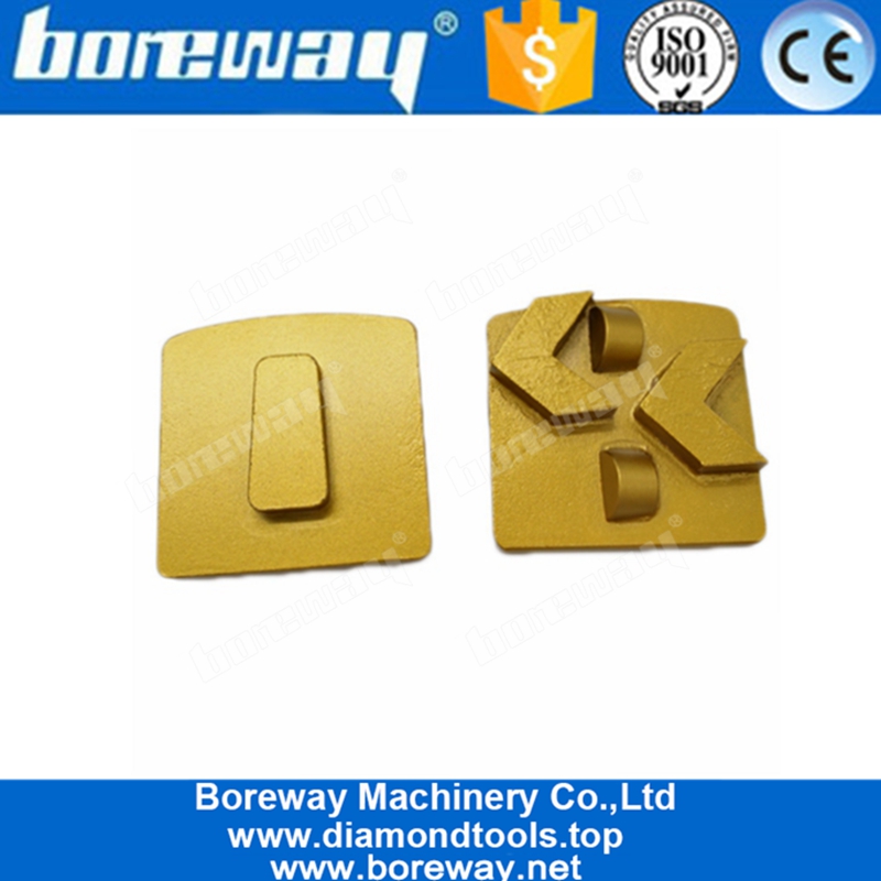 La double flèche sépare deux demi-chaussures de meulage de diamant de serrure de Redi de PCD pour le revêtement se retirant