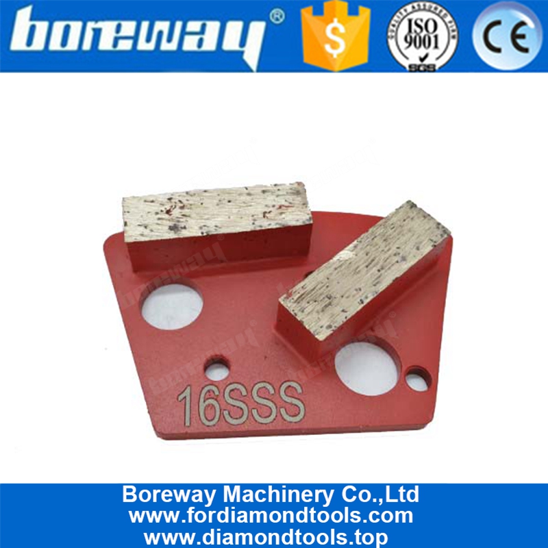 Double Bar Trapzoid Diamond Metal Schleifpad zum Schleifen