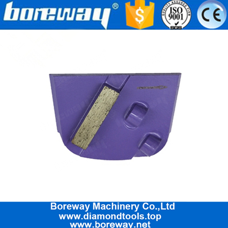 Double PCD And Single Bar Segment Diamond Grinding Shoes For Lavina Machine