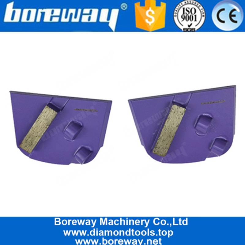 Double PCD And Single Bar Segment Diamond Grinding Shoes For Lavina Machine