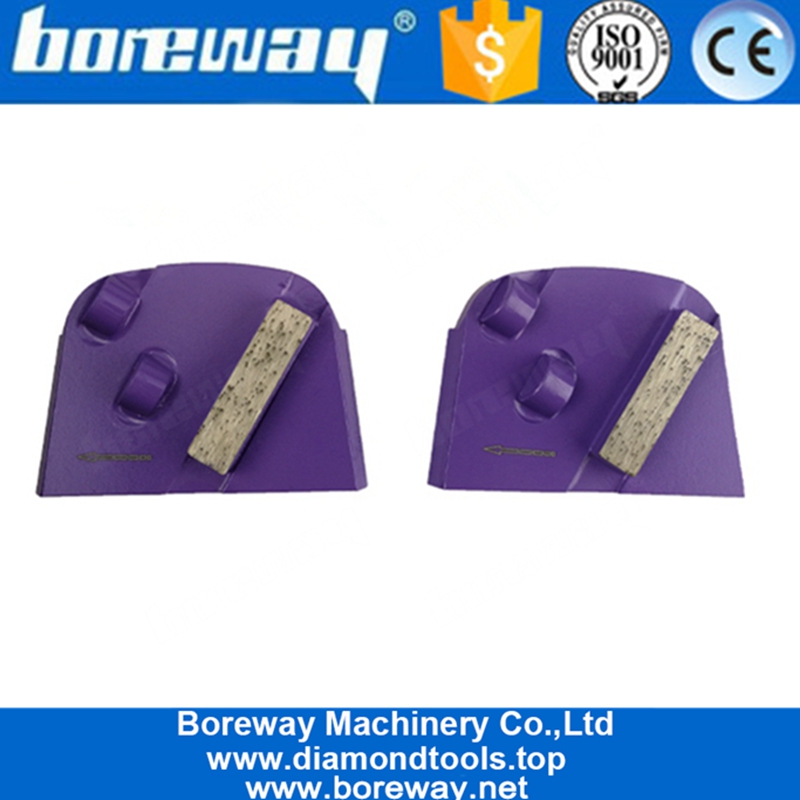 Double PCD And Single Bar Segment Diamond Grinding Shoes For Lavina Machine