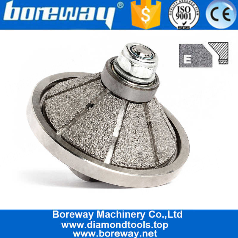 花崗岩の大理石のE20真空ろう付けダイヤモンドプロファイルホイール