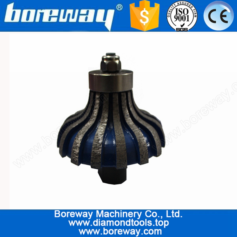 F30 * D100 * 5/8 "-11花崗岩のためのダイヤモンドセグメント化テノンルータビット