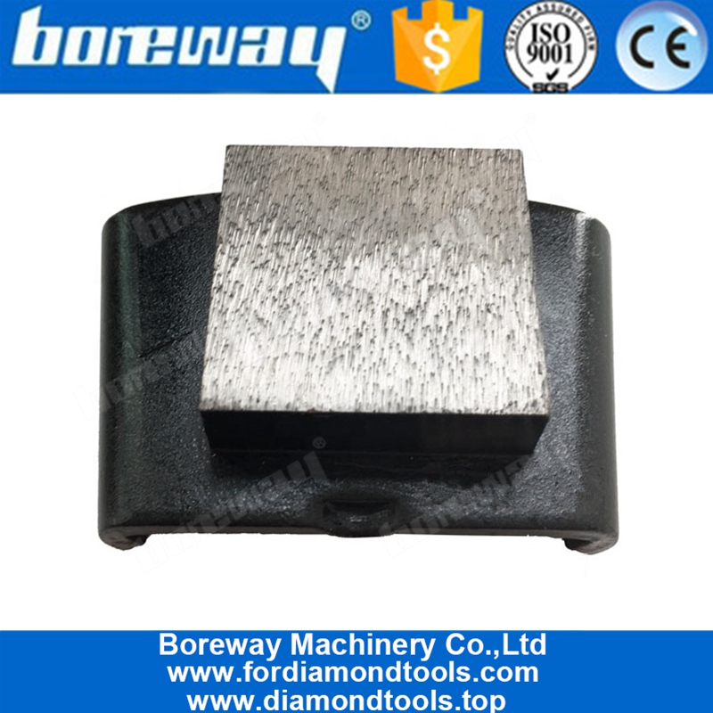 Floor HTC Diamond Grinding Shoe With Bush Hammer Rollers For Concrete