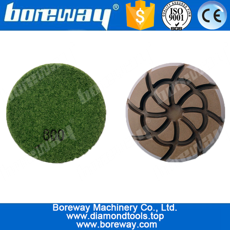 Floor Polishing Pad 3 Inch Dry Diamond Tool For Concrete Floor Grinding Granite