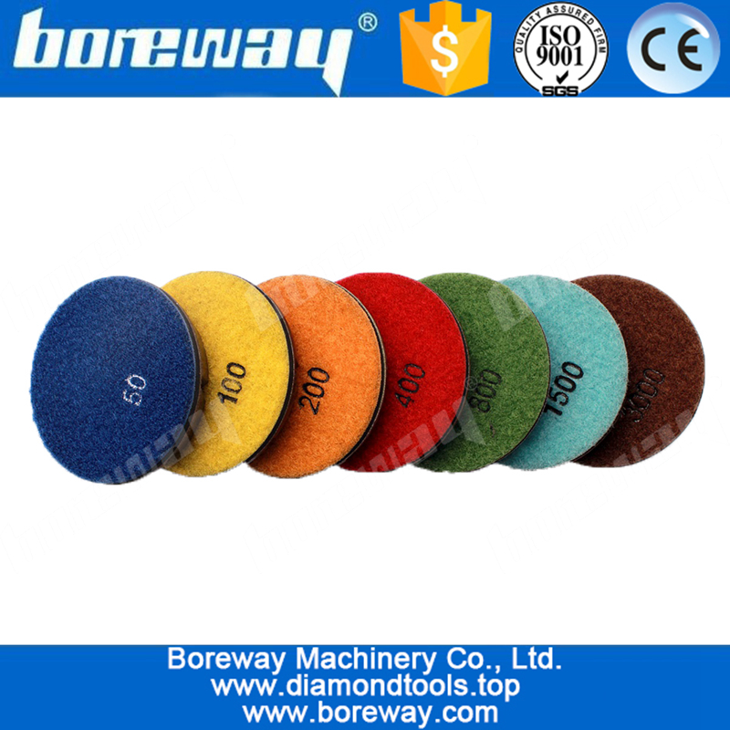 Floor Polishing Pad 3 Inch Dry Diamond Tool For Concrete Floor Grinding Granite