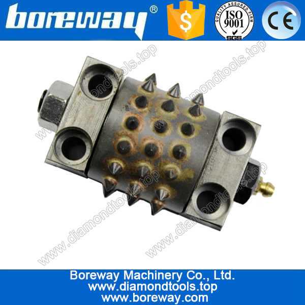 Hard alloy bush hammer for marble slab