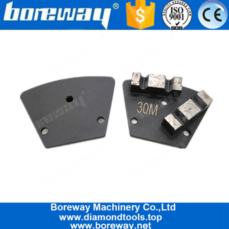 Utensili per la rettifica di diamanti trapezoidali per la rimozione di rivestimenti ad alta efficienza con due segmenti M.