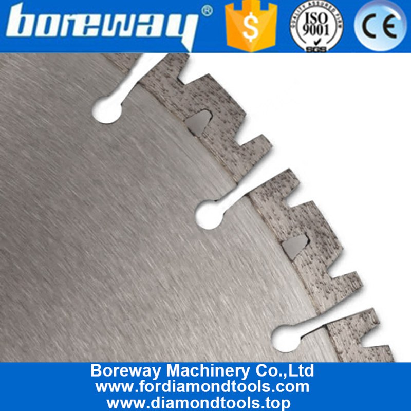 High Frequency Welded Wet Use W Shape Granite Edge Cutting Diamond Segment