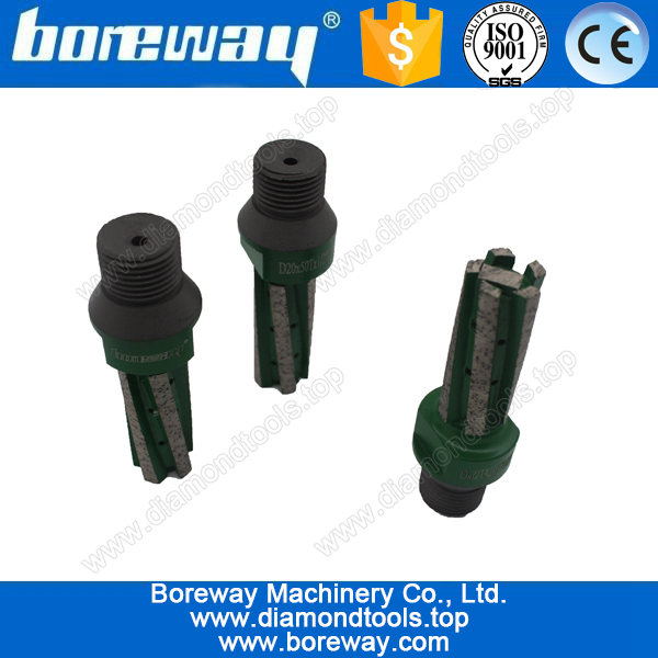 Alta qualità D20 * 50T * 1/2-G di forza inferiore dito diamantata per macinazione cemento