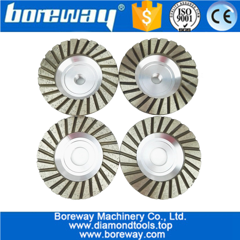 Hochwertiger, flacher Turbo Aluminium-Diamantschleifscheibe für Steinschleifscheibe für Granitbeton