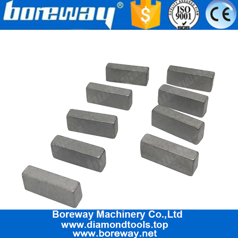 Heißgepresstes Diamantspitzen-Schneidsegment für Hersteller von Marmor-Granit-Stahlbeton Boreway
