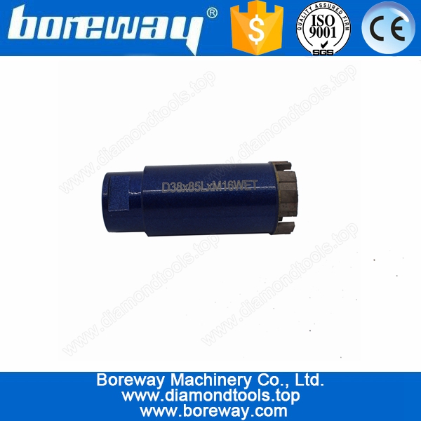 Горячая продажа алмазов отверстие сверла для гранита D38 * 85L * M16