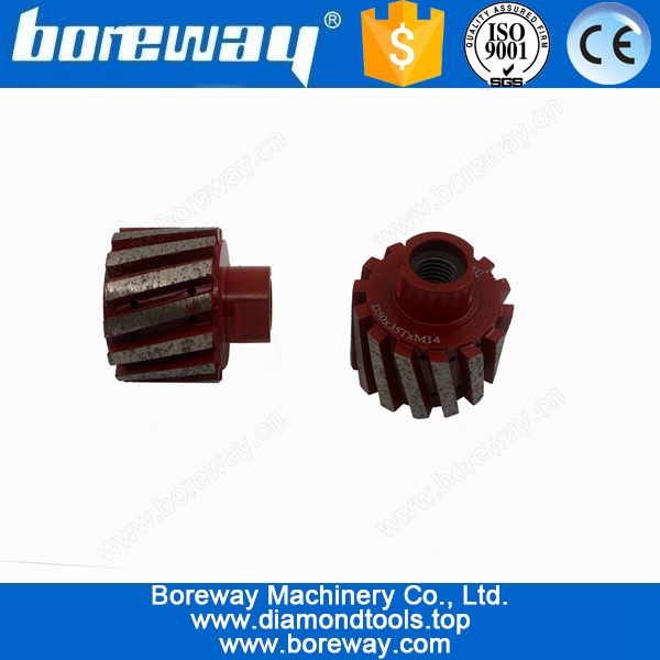 熱い販売セグメント ドラム研磨機シンク穴 D50 * 35 t * M14