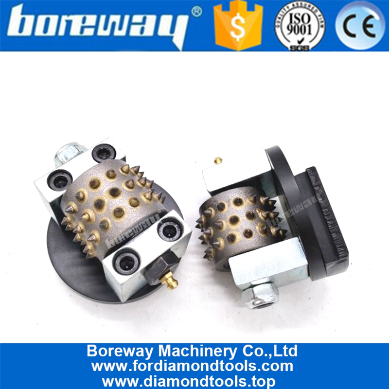 Rullo a martello Lavina serie S in metallo duro con base