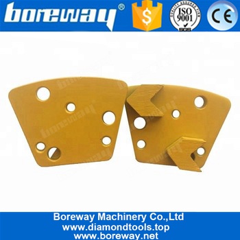 Metallbindung Betonboden Diamantschleifscheibe Mit 6 Löchern Zwei Pfeilformsegmente