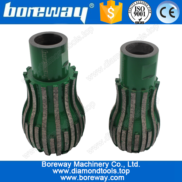 Nuovo prodotto: D62 * 91T * 131L * M22 * fresa sferica di diamante 2,5 P per rettifica vaso di pietra