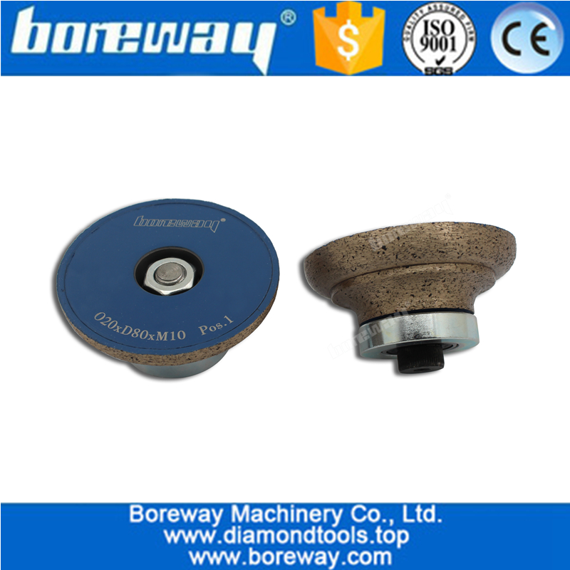 Broca de roteador de borda contínua O20xD80xM10 para polimento de mármore de granito outras pedras e o balcão