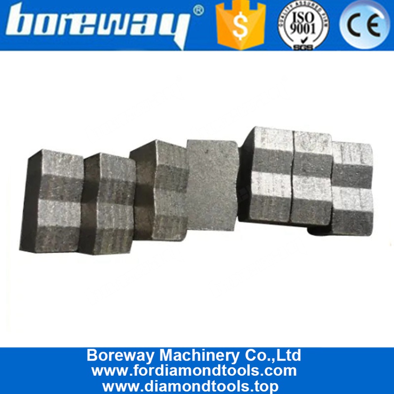 Only Wet Use Sandwich Structure Taper Shape Block Cutting Granite Segment