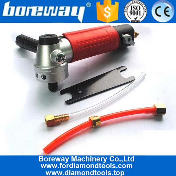 Boreway Speedy Side Exhaust Center Water Feed Granite Air Polisher M14 M16 5/8-11 Thread