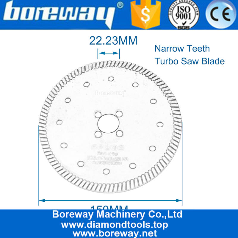 Popular Porcelain Turbo Rim Dry Cut Off Wheel Disk For Stone Tile Concrete Masonry