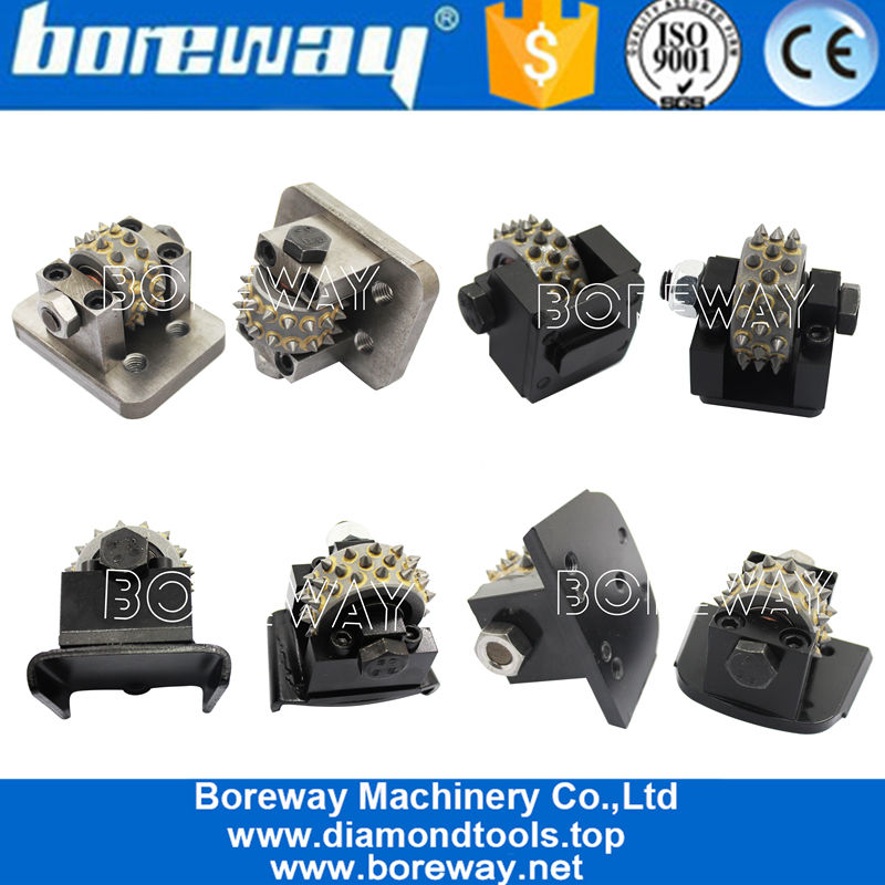 Profession Supply Alloy Carbide Bush Hammer Roller Head Disc for Grinding Granite Litchi Surface