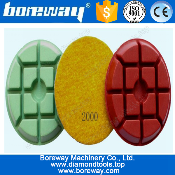 수 지 화강암 바닥 연마 패드, 벨크로 패드 돌을 연마