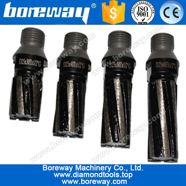 Segmentata bit barretta del diamante per fresatura foratura di pietra e rettifica