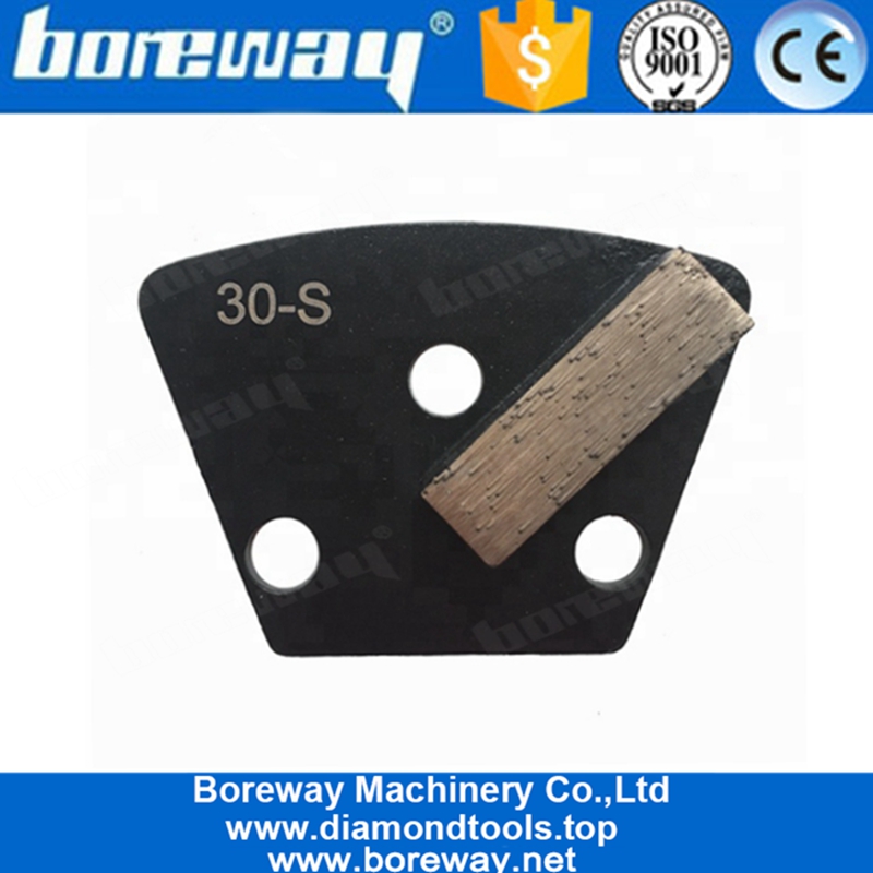 कंक्रीट और टेराज़ो फ्लोर के लिए सिंगल बार सेगमेंट ट्रेपेज़ॉइड डायमंड ग्राइंडिंग हेड