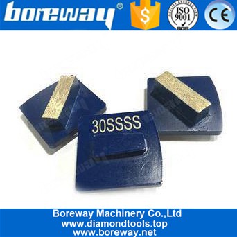 Single Rectangle Shape Segment Diamond Grinding Wing For Husqvarna Grinding Machine