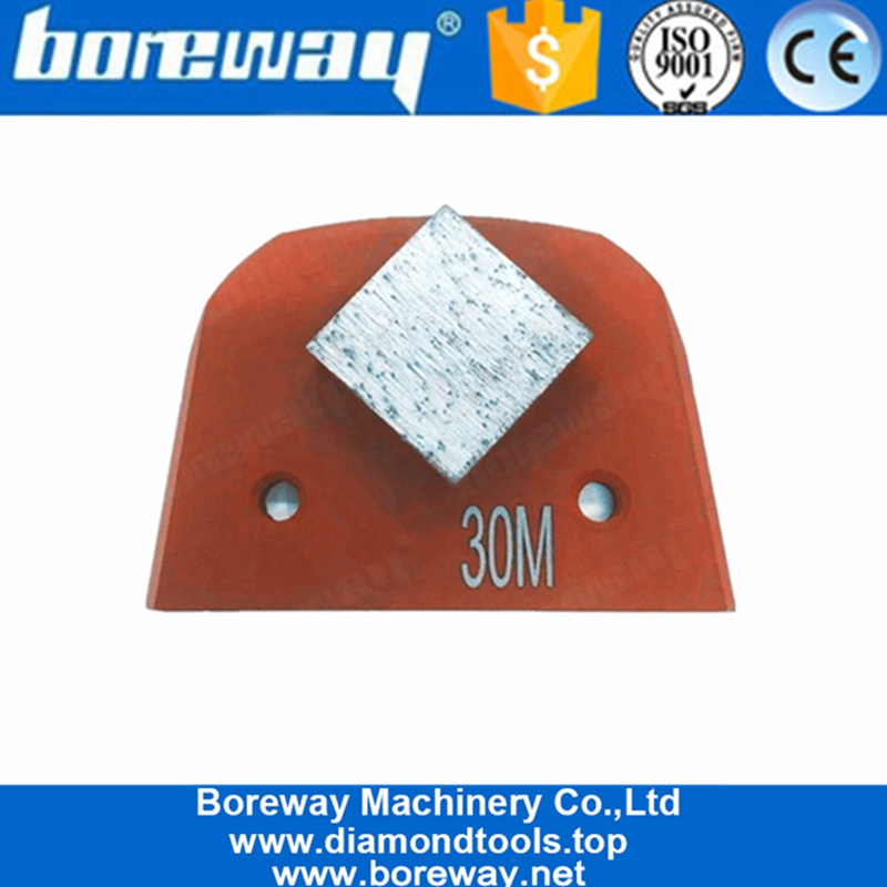 कंक्रीट स्क्वायर नवीनीकरण के लिए सिंगल स्क्वायर सेगमेंट लवीना कंक्रीट डायमंड पीस जूते