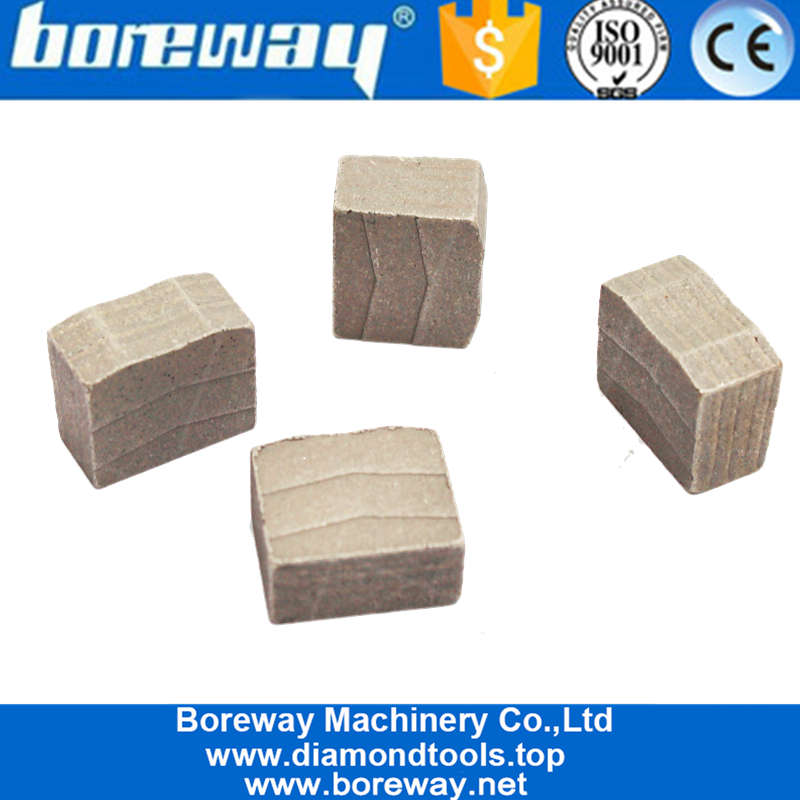 Stone Cutting Tool M Shape Diamond Segment For 3000mm Single Saw Blade