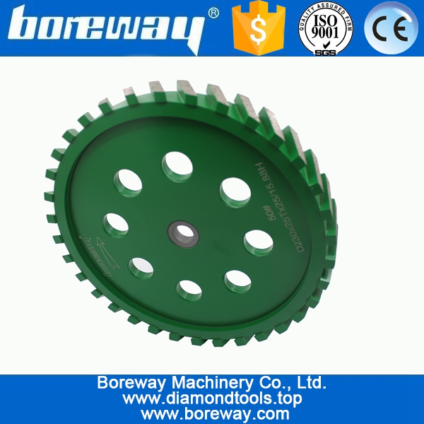Fornitura D230x25x25mm-15.88mm Ruota di sfilamento seghettata per il granito