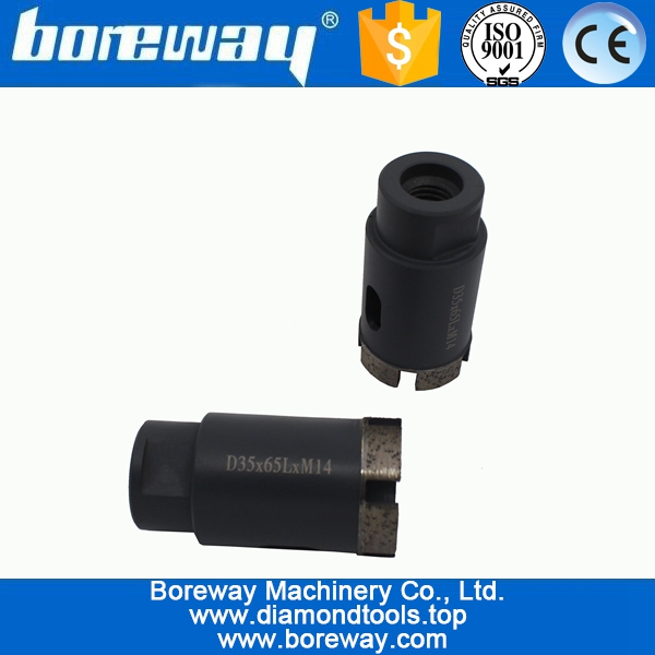 Supply D35x65LXM14 Wet Use Diamond Drilling Core Bit For Granite