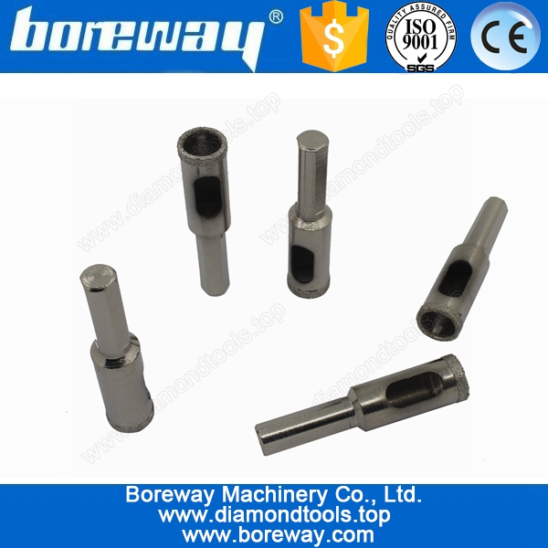 ガラス用Dia.25mm電鋳ダイヤモンドコアドリルビットの供給