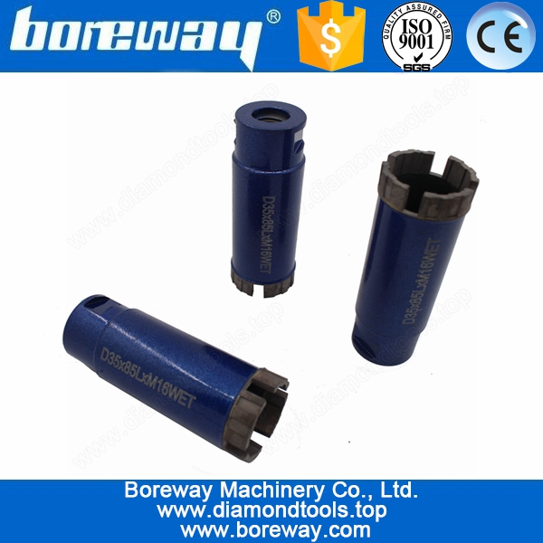 Supply Diamond Drill Bit Set For Granite D35*85L*M16