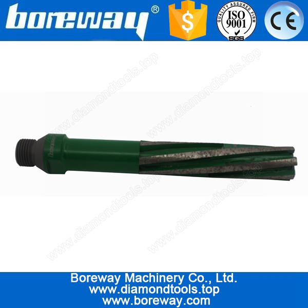 Alimentazione diamante allungato della fresa per granito D25 * 60T * L * 1/2 "150g