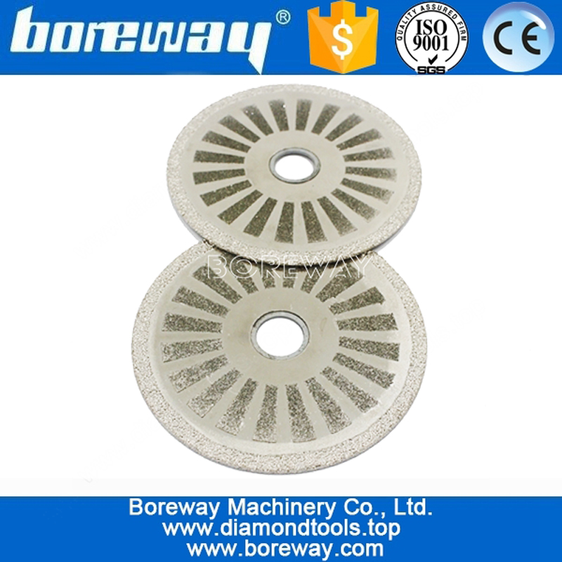 Supply Masonry Cutting Saw With Vacuum Brazed Protection Strip D100*20mm