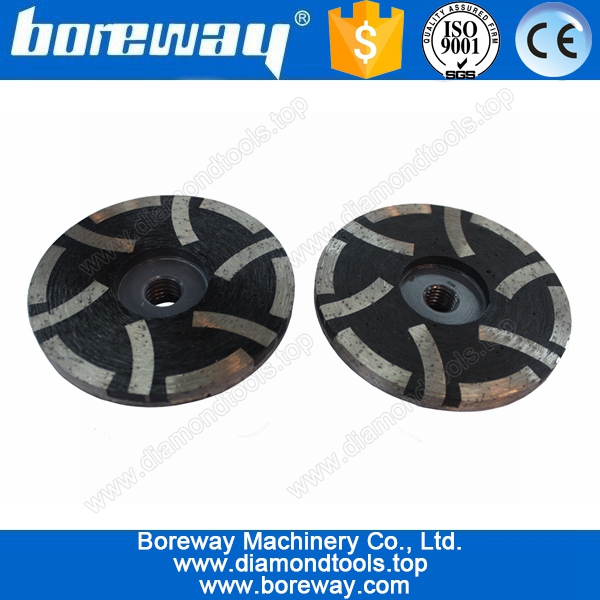 石の供給レジンダイヤモンドコンクリートホイールカップを満たした、ダイヤモンド樹脂充填されたカップホイール