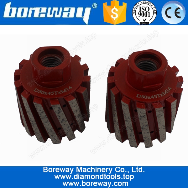 Liefern Segment Diamant Null Toleranz-Rad Polieren Trommel D50 * 50 t * M14