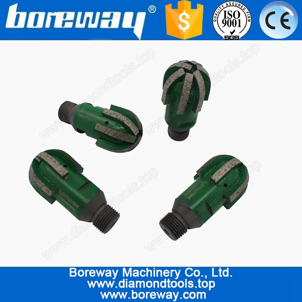 Alimentazione dito forma sfera segmentata fresa per granito D40 * 35T