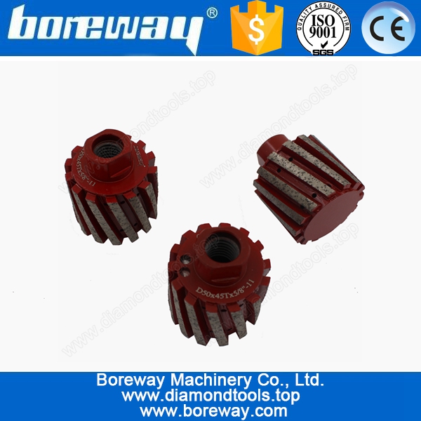 Segmentierte Diamant Trommel Schneidrad für Spüle Loch D50 liefern * 45 t * 5/8"-11