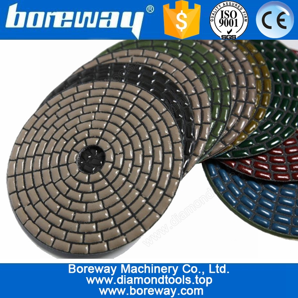 Supply floor resin wet use polishing pad,resin floor polisher for concrete
