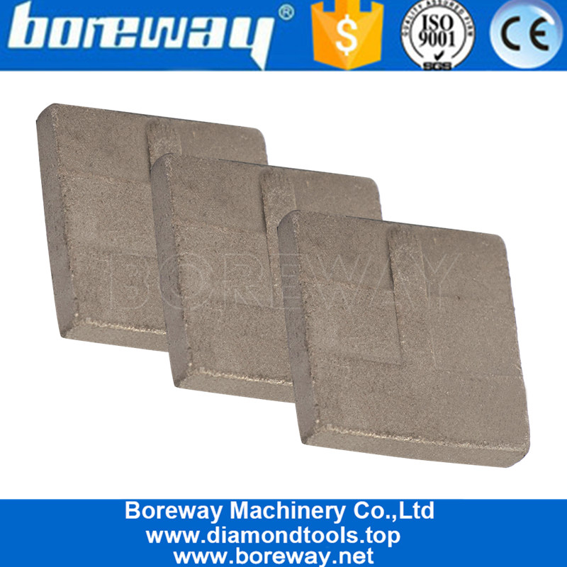 No Edge Collapse Three Step T Shape Diamond Segment for Granite Cutting