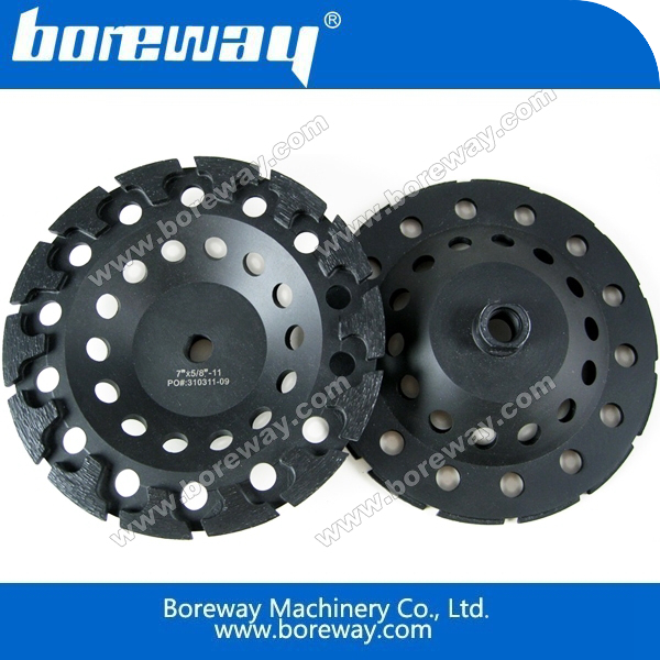 T shape segment diamond cup grinding wheels